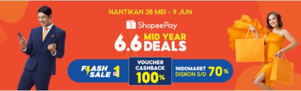ShopeePay hadirkan kampanye 6.6 mid year deals